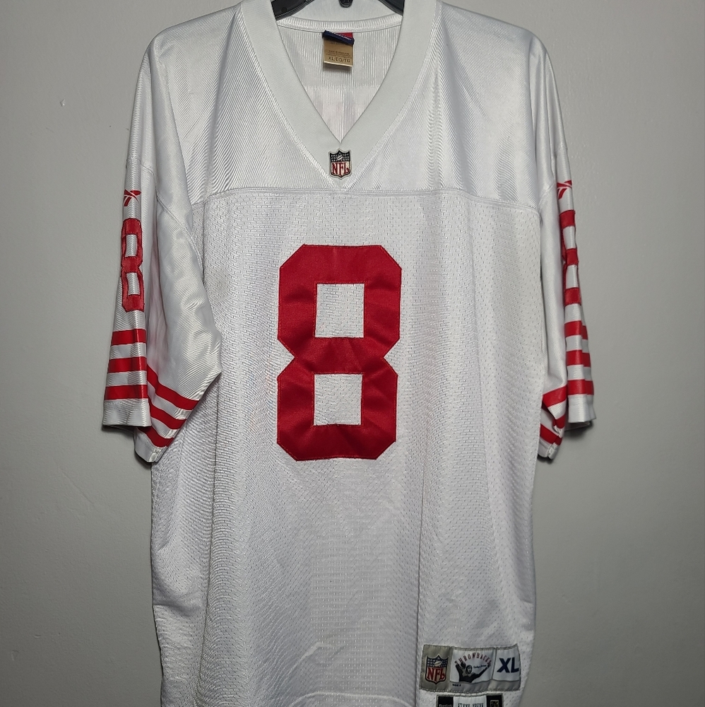 Steve Young 1990 San Francisco 49ers NFL Reebok Gridiron Classic White Jersey XL